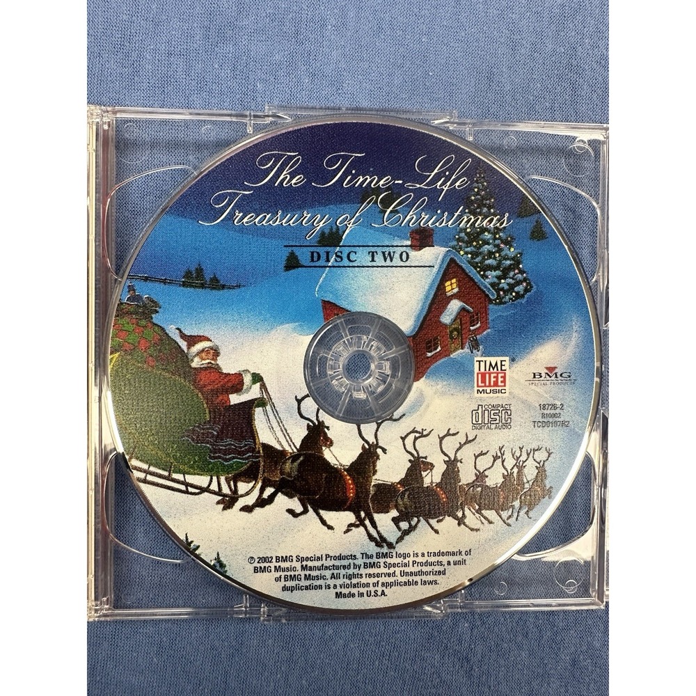 The Time Life Treasury Of Christmas BMG CD 43 tracks EX Colored Discs 2002 EX - Picture 5 of 6